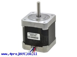 תמונה של מוצר מנוע צעד 200 צעדים, 42.3x48 מ"מ, 4V/1.2A