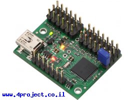 תמונה של מוצר בקר מנוע סרוו 12 ערוצים מורכב - USB/TTL