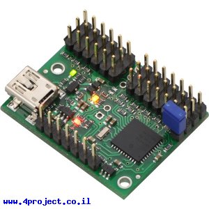 בקר מנוע סרוו 12 ערוצים מורכב - USB/TTL