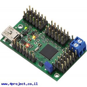 בקר מנוע סרוו 18 ערוצים מורכב - USB/TTL