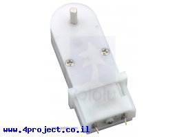 תמונה של מוצר מנוע מיני פלסטי 120rpm @ 4.5V דגם LP - ישר