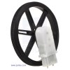 מנוע מיני פלסטי 120rpm @ 4.5V דגם LP - ישר