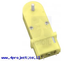 תמונה של מוצר מנוע מיני פלסטי 80rpm @ 4.5V דגם LP - ישר