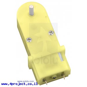 מנוע מיני פלסטי 80rpm @ 4.5V דגם LP - ישר