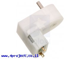 תמונה של מוצר מנוע מיני פלסטי 120rpm @ 4.5V דגם LP - זווית