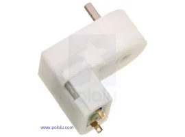 תמונה של מוצר מנוע מיני פלסטי 120rpm @ 4.5V דגם LP - זווית