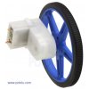 מנוע מיני פלסטי 120rpm @ 4.5V דגם LP - זווית