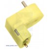 מנוע מיני פלסטי 80rpm @ 4.5V דגם LP - זווית