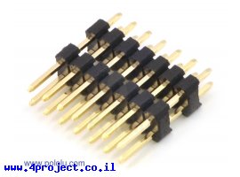 תמונה של מוצר מחבר שורה זכר - 2x7 מוגבה 17.1 מ"מ