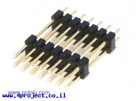 תמונה של מוצר מחבר שורה זכר - 2x7 מוגבה 22.85 מ"מ