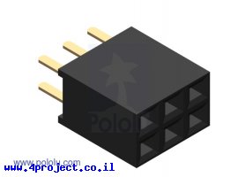 תמונה של מוצר מחבר שורה נקבה - 2x3