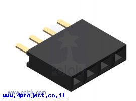 תמונה של מוצר מחבר שורה נקבה - 1x4