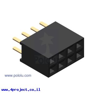 מחבר שורה נקבה - 2x4