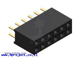 תמונה של מוצר מחבר שורה נקבה - 2x6