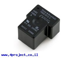 תמונה של מוצר ממסר SPST אטום, 30A@240VAC - סליל 5V