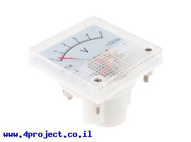 תמונה של מוצר מד מתח אנלוגי 0-5VDC