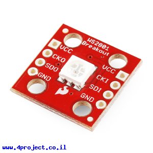 לד RGB עם דוחף זרם WS2801