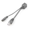 כבל Ethernet RJ45 למעבר מתח על הרשת - PoE פסיבי