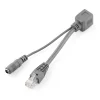 כבל Ethernet RJ45 למעבר מתח על הרשת - PoE פסיבי