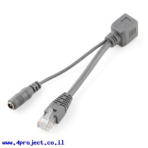 כבל Ethernet RJ45 למעבר מתח על הרשת - PoE פסיבי
