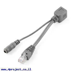 כבל Ethernet RJ45 למעבר מתח על הרשת - PoE פסיבי