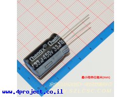 תמונה של מוצר  CX(Dongguan Chengxing Elec) KM336M450K25RR0VH2FP0