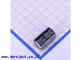 תמונה של מוצר  CX(Dongguan Chengxing Elec) KM477M100K25RR0VH2FP0