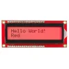 LCD טקסט 16x2, שחור על RGB צבעוני, 5V