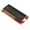 LCD טקסט 16x2, שחור על RGB צבעוני, 5V
