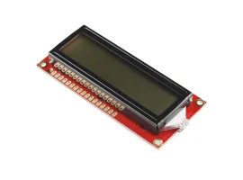תמונה של מוצר LCD טקסט 16x2, שחור על RGB צבעוני, 5V