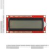 LCD טקסט 16x2, שחור על RGB צבעוני, 5V