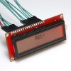 LCD טקסט 16x2, שחור על RGB צבעוני, 5V