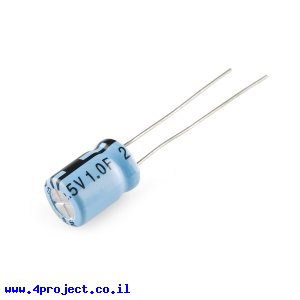 קבל אלקטרוליטי 1 פאראד 2.5 וולט - Super Capacitor