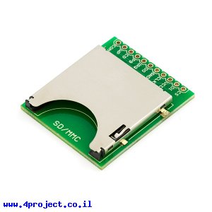 כרטיסון עם מחבר כרטיסי זכרון SD/MMC - גרסה קודמת 1