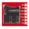 כרטיסון עם מחבר כרטיסי זכרון microSD של SparkFun