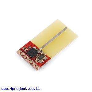 מודול תקשורת nRF2401A - אנטנת מעגל מודפס