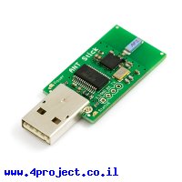 מודול תקשורת nRF24AP1 - פרוטוקול ANT - חיבור USB