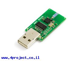 תמונה של מוצר מודול תקשורת nRF24AP1 - פרוטוקול ANT - חיבור USB
