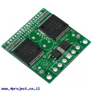 בקר מנוע DC ל-2 מנועים עד 9A - רכיב VNH3SP30