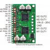 בקר מנוע DC ל-2 מנועים עד 2.5A עם חיישן זרם - רכיב MC33926