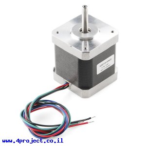 מנוע צעד 400 צעדים, NEMA 17, 3V/1.7A