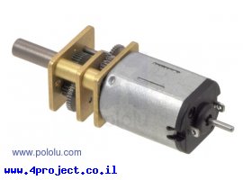תמונה של מוצר מנוע מיקרו LP עם ציר אחורי 130rpm @ 6v