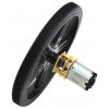מנוע מיקרו LP עם ציר אחורי 130rpm @ 6v