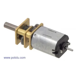 מנוע מיקרו HP עם ציר אחורי 100rpm @ 6v