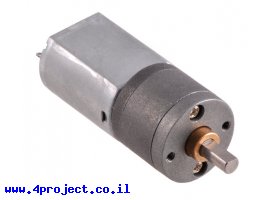 תמונה של מוצר מנוע 20Dx44L מהירות 90rpm @ 6V - ציר קצר