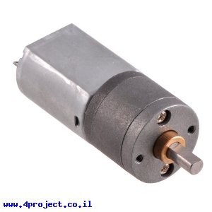מנוע 20Dx44L מהירות 90rpm @ 6V - ציר קצר