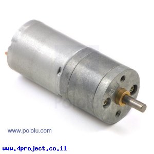 מנוע HP 25Dx52L מהירות 200rpm @ 6V