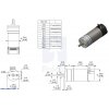 מנוע HP 25Dx52L מהירות 280rpm @ 6V עם מקודד