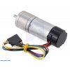 מנוע HP 25Dx54L מהירות 130rpm @ 6V עם מקודד