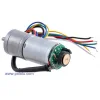 מנוע LP 25Dx52L מהירות 170rpm @ 6V עם מקודד